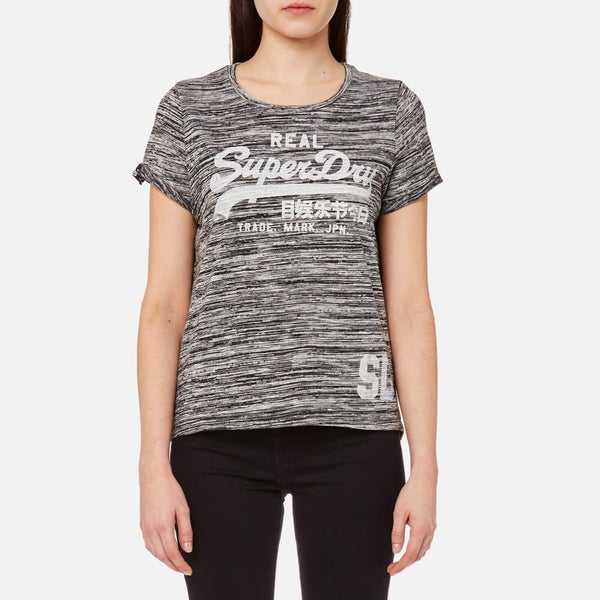 Superdry Women's Vintage Logo T-Shirt - Black Twist