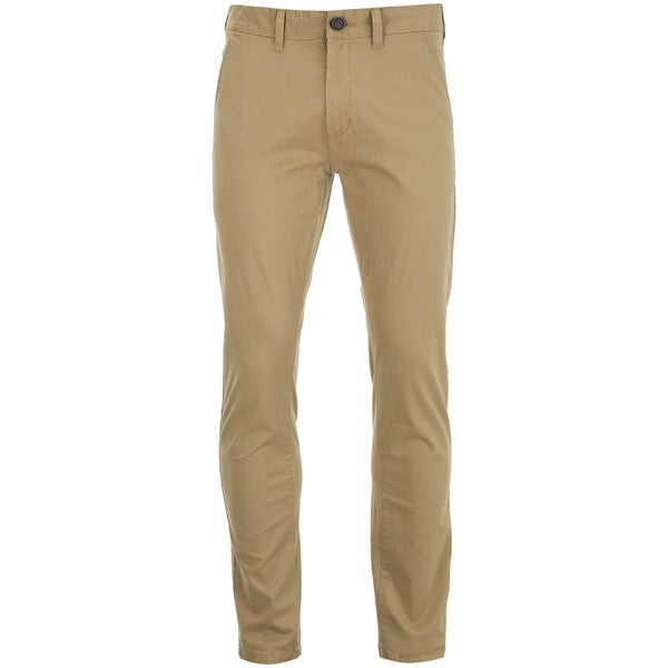 Brave Soul Men's Armstrong Stretch Chinos - Stone
