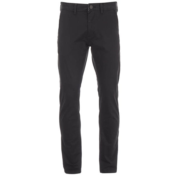 Brave Soul Men's Armstrong Stretch Chinos - Black