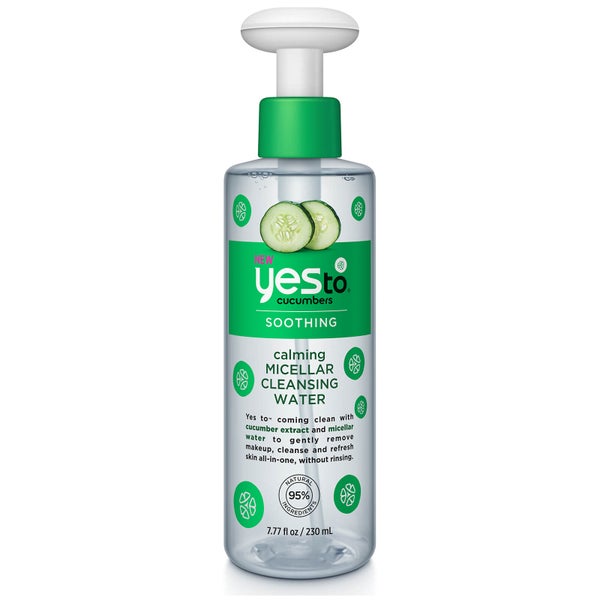 Eau Nettoyante Micellaire Calmante Calming Micellar Cleansing Water yes to cucumbers