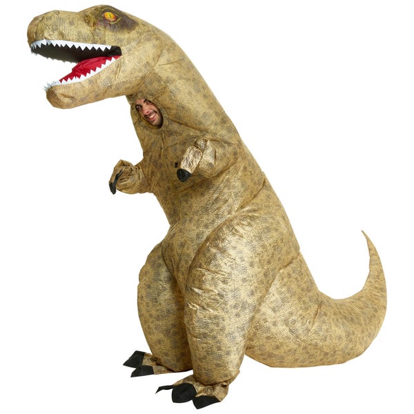 Inflatable Adults' Giant T-Rex Costume - Green