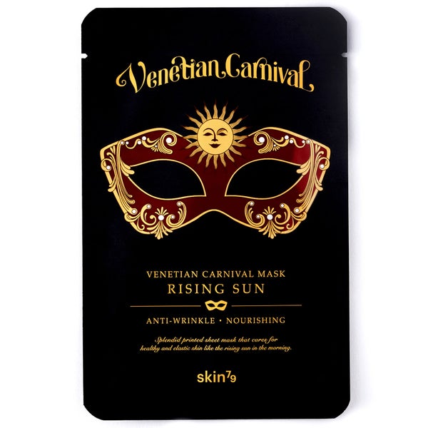 Skin79 Venetian Carnival Mask -kangasnaamio, 23g, Rising Sun