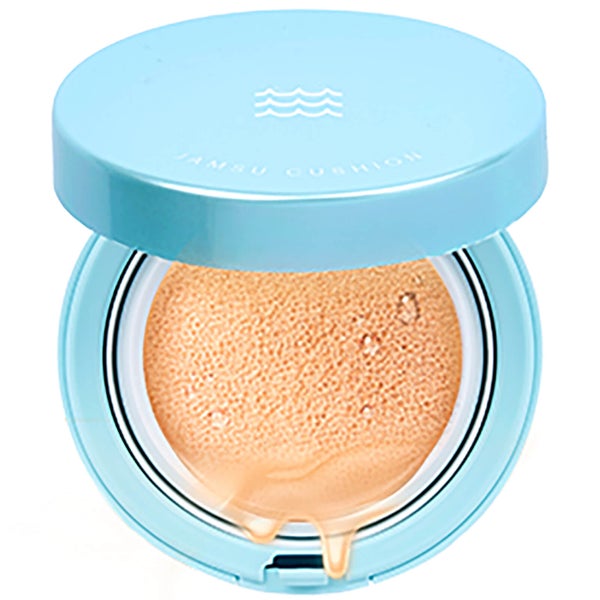 Тональная пудра-кушон с SPF Skin79 Jamsu Cushion Face Powder SPF50+ Pa+++ оттенок светлый бежевый № 21 — Mint