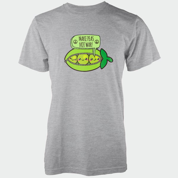 Make Peas Not War Grey T-Shirt