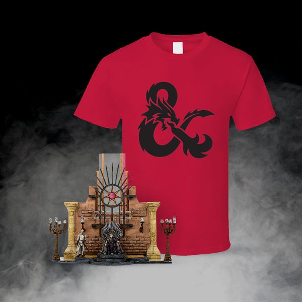 Game of Thrones Construction Kit and D&D T-Shirt