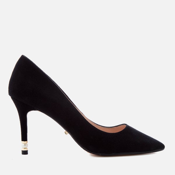 Dune Women's Brioney Suede Court Shoes - Black