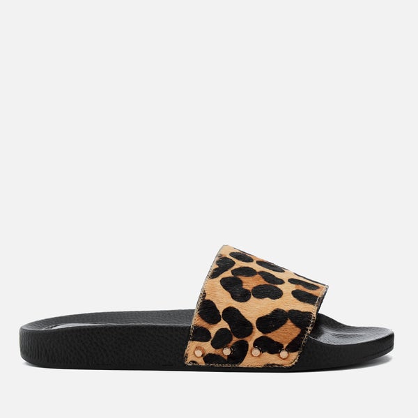 Dune Women's Lana Slide Sandals - Leopard