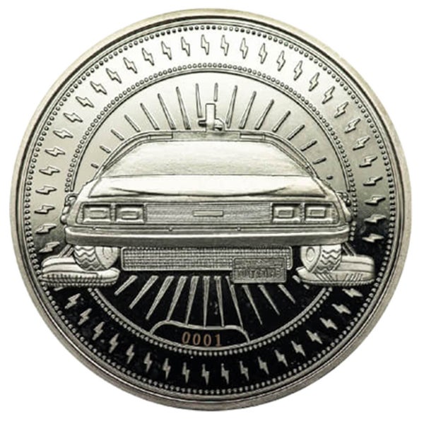 Back to the Future 'DeLorean' Collector's Limited Edition Coin: Silver Variant