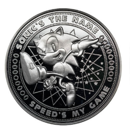 Sonic the Hedgehog Verzamelmunt: Zilveren Variant - Limited Edition