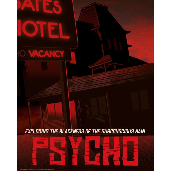 Limited Edition Fine Art Giclee - Psycho