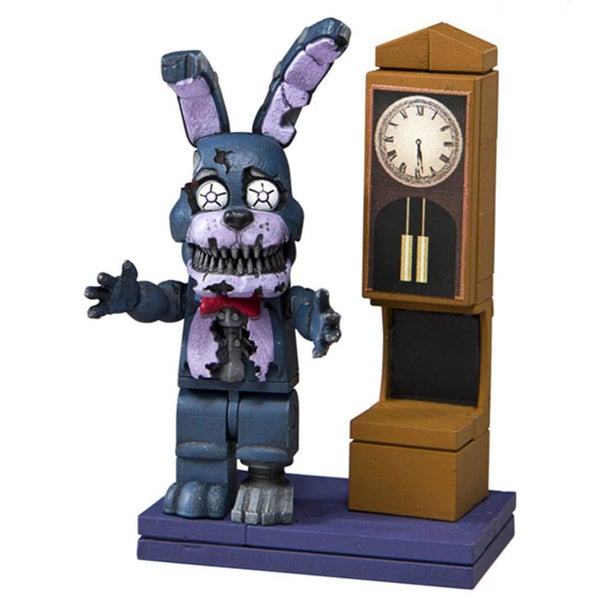 McFarlane Five Nights At Freddy's Grandfather Clock With Nightmare Bonnie (Micro Set)