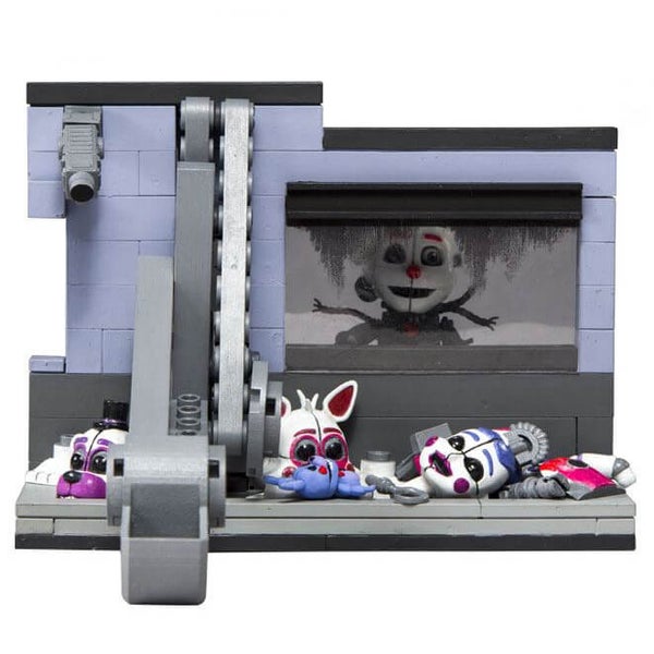 McFarlane Five Nights At Freddy's Scooping Room With Masked Ennard Medium Action Figure Set