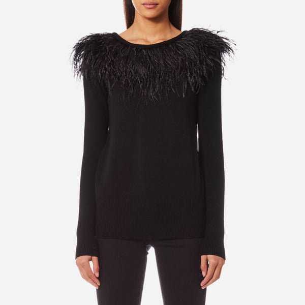 MICHAEL MICHAEL KORS Women's Feather Sweatshirt - Black