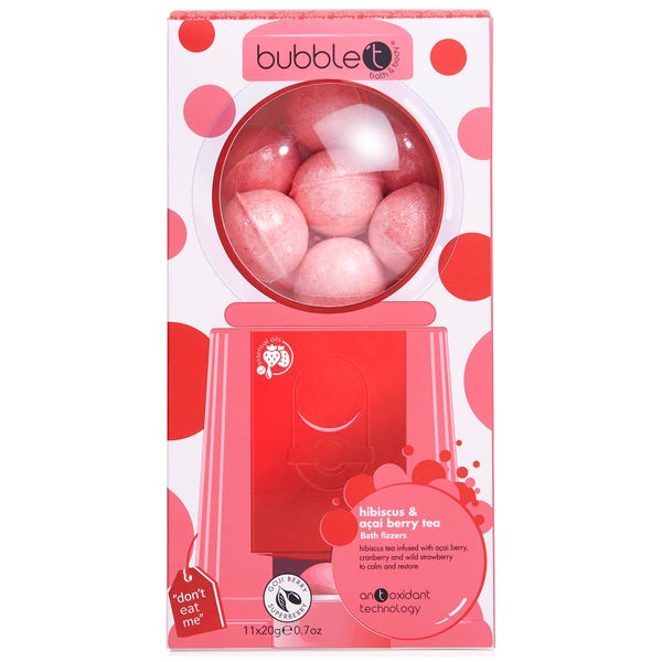 Bubble T Candy Machine Bath Fizzers - Red 200g