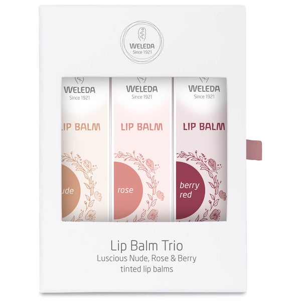 Weleda Tinted Lip Balms Trio Gift Set