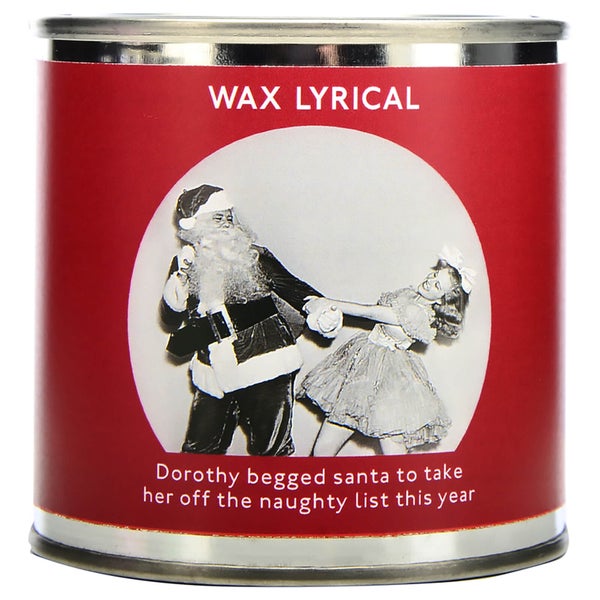Wax Lyrical Enter-tin-ment Naughty List Wax Filled Candle