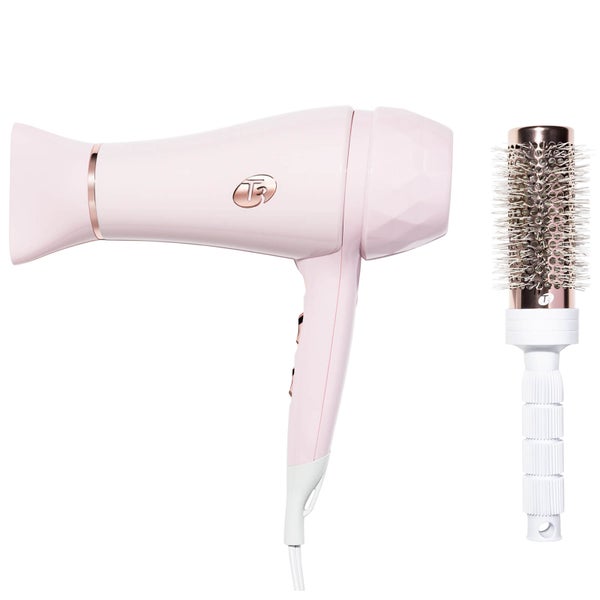 T3 Featherweight Luxe 2i Hairdryer – Soft Pink & Rose Gold