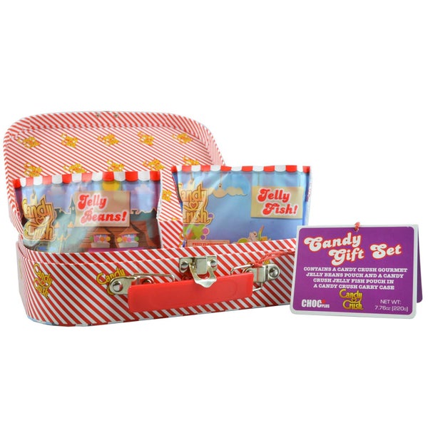 Candy Crush Mini Suitcase with Candy Gift Set