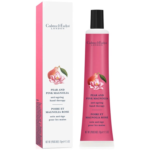 Creme de Mãos Antienvelhecimento Pera e Magnólia Rosa Hand Therapy da Crabtree & Evelyn 70 g