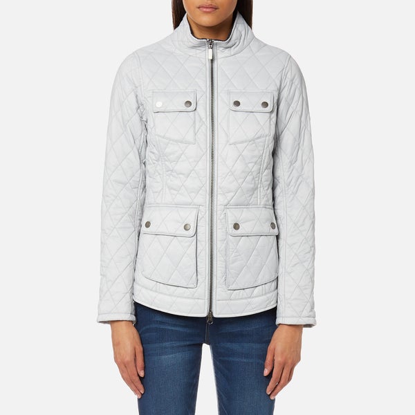 Barbour Women's Dolostone Quilt Jacket - Ice White