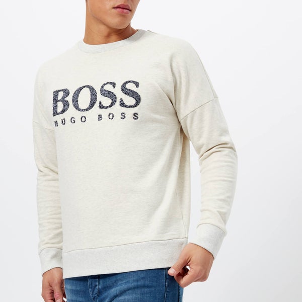 BOSS Orange Men's Westlake Logo Sweatshirt - White
