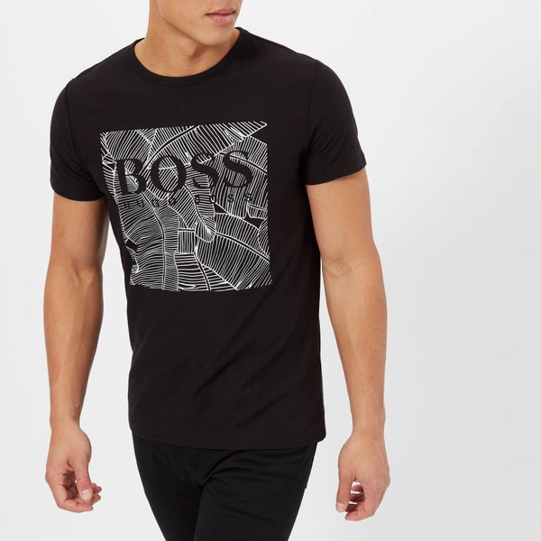 BOSS Orange Men's Tarit Printed T-Shirt - Black