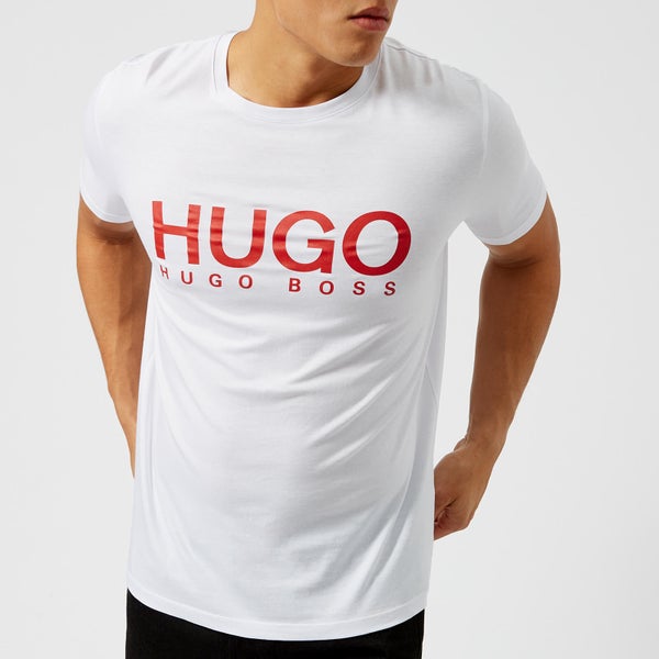 HUGO Men's Dolive Large Logo T-Shirt - White