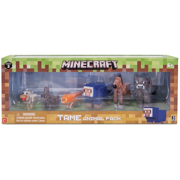 Minecraft Tame Animal Figures Pack