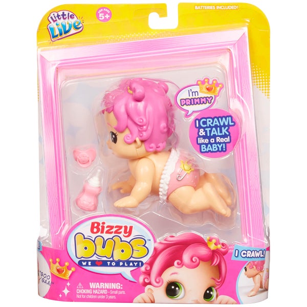 Little Live Bizzy Bubs Crawling Baby Primmy - Series 1