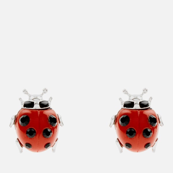 Vivienne Westwood Women's Ladybird Earrings - Red Resin/Black