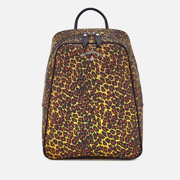 Vivienne Westwood Women's Leopard Backpack - Yellow Leopard