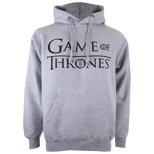 Sweat à Capuche Homme Logo Game of Thrones - Gris