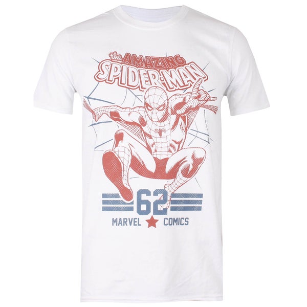 T-Shirt Homme Spider-Man Marvel - Blanc