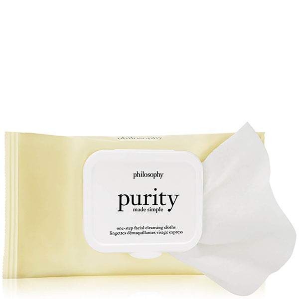 philosophy Purity Made Simple One-Step Facial Cleansing Wipes (30 Cloths)