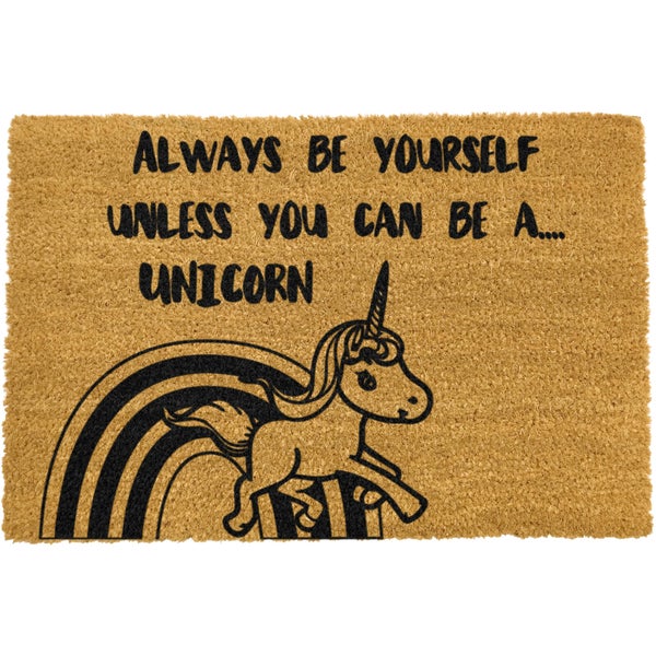 Be a Unicorn Fußmatte