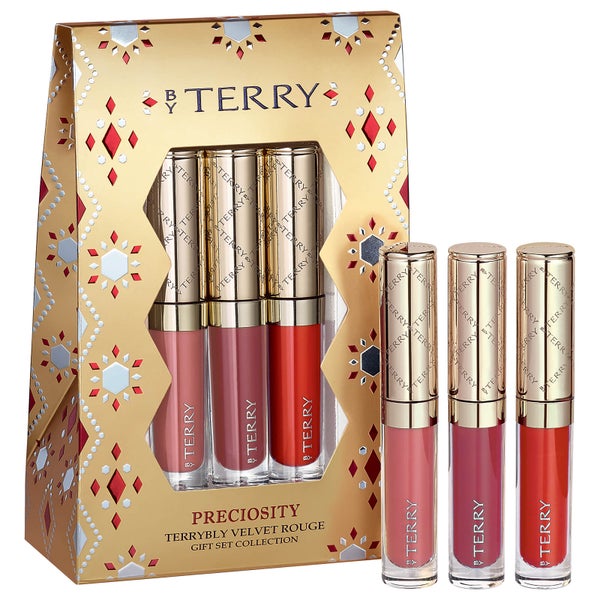 By Terry Preciosity Terrybly Velvet Rouge Trio Gift Set (By Terry プレシオシティ テリブリー ヴェルヴェット ルージュ トリオ ギフト セット)