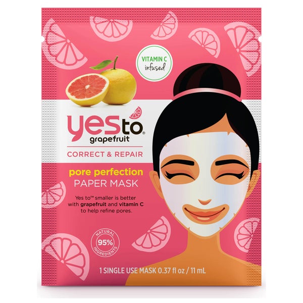 yes to Grapefruit Vitamin C Glow Boosting Paper Mask(예스 투 그레이프프룻 비타민 C 글로우 부스팅 페이퍼 마스크 20ml)