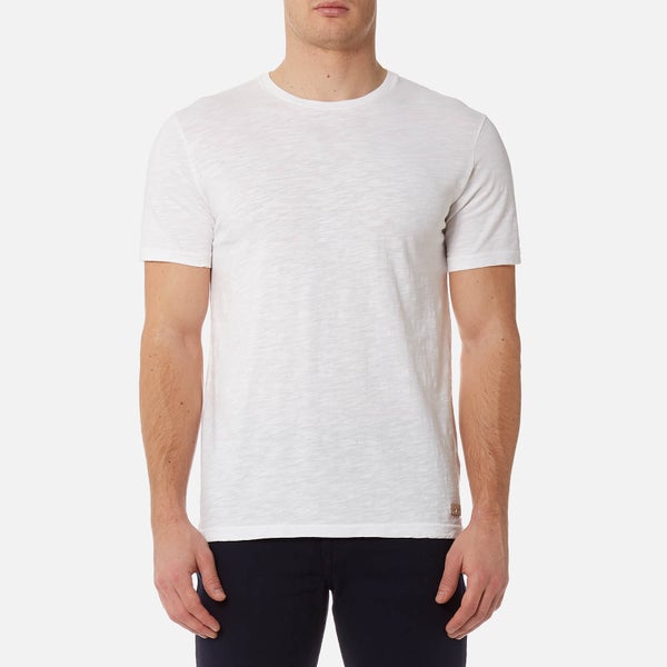 7 For All Mankind Men's Basic T-Shirt - Off White
