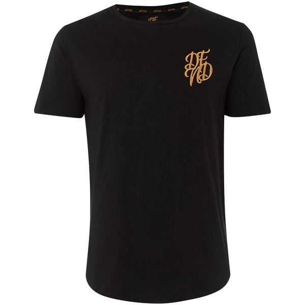 T-Shirt Homme Base Backprint DFND - Noir