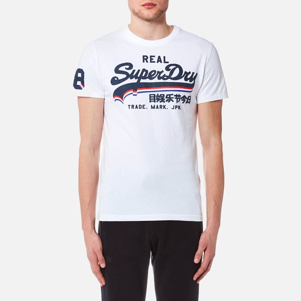 Superdry Men's Vintage Logo Triple Drop T-Shirt - Optic