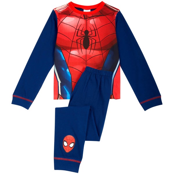 Marvel Boys' Spider-Man Novelty Pyjamas - Blue