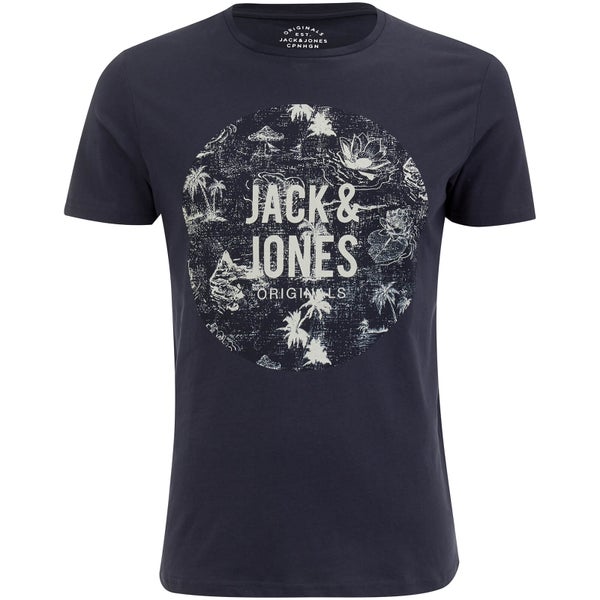 T-Shirt Homme Originals Newport Jack & Jones - Bleu Marine