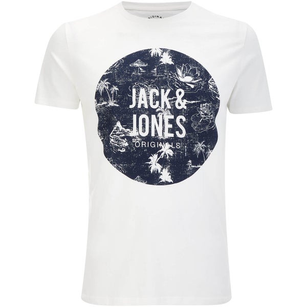 T-Shirt Homme Originals Newport Jack & Jones - Blanc