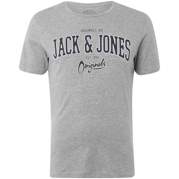 Jack & Jones Originals Men's Harry T-Shirt - Light Grey Marl
