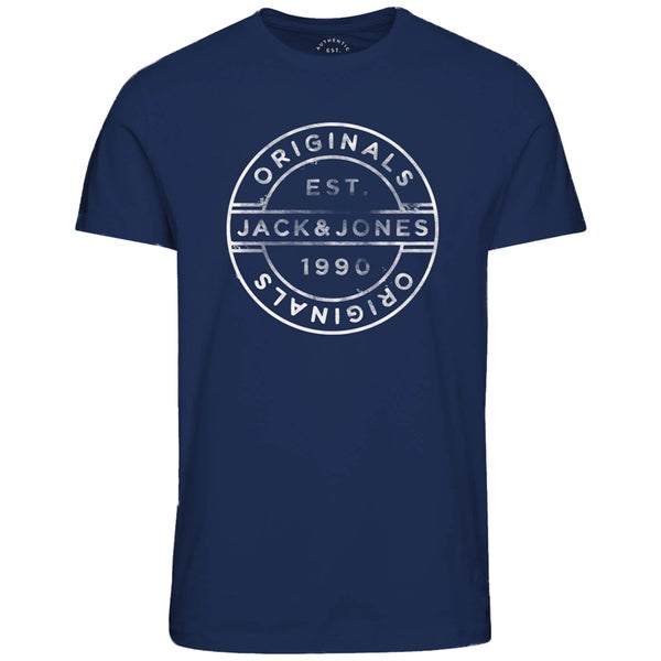 T-Shirt Homme Originals Slack Jack & Jones - Bleu