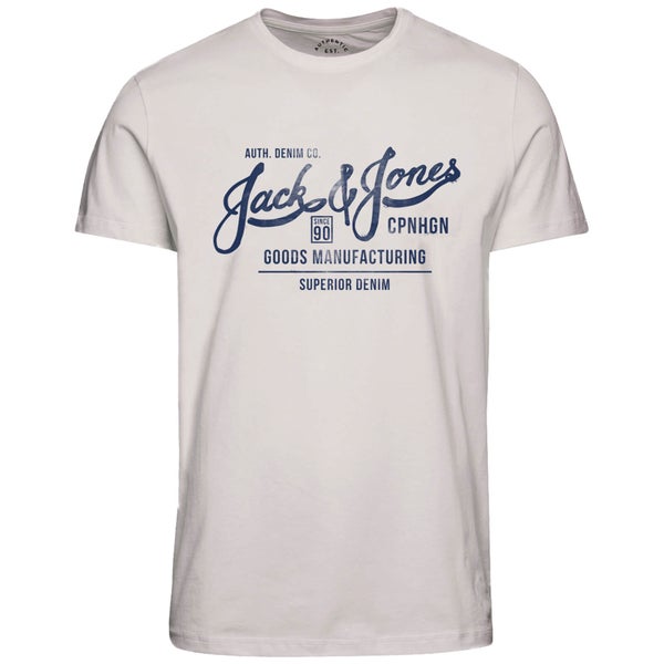 T-Shirt Homme Originals Slack Jack & Jones - Blanc