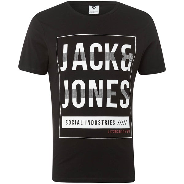 T-Shirt Homme Core Line Jack & Jones - Noir