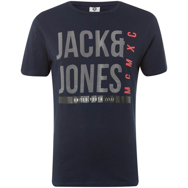T-Shirt Homme Core Line Jack & Jones - Bleu Marine