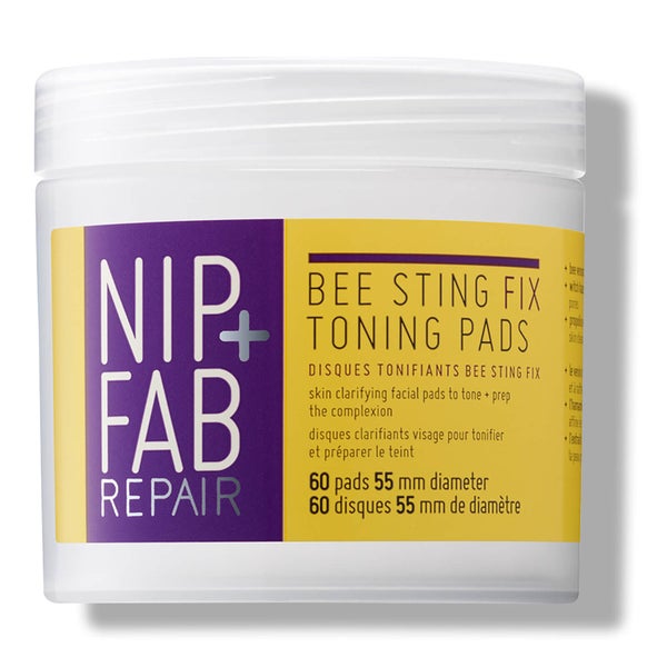 Тонизирующие диски для лица NIP + FAB Bee Sting Fix Toning Pads 80 мл