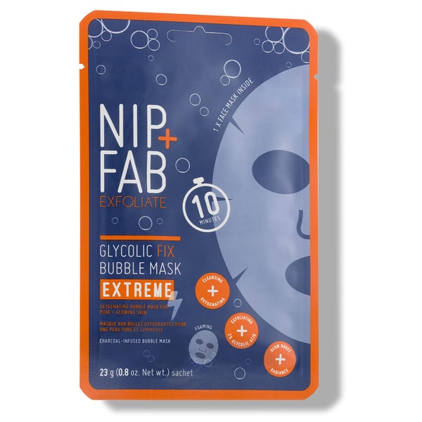 Mascarilla de burbujas Glycolic Fix de NIP + FAB 23 g